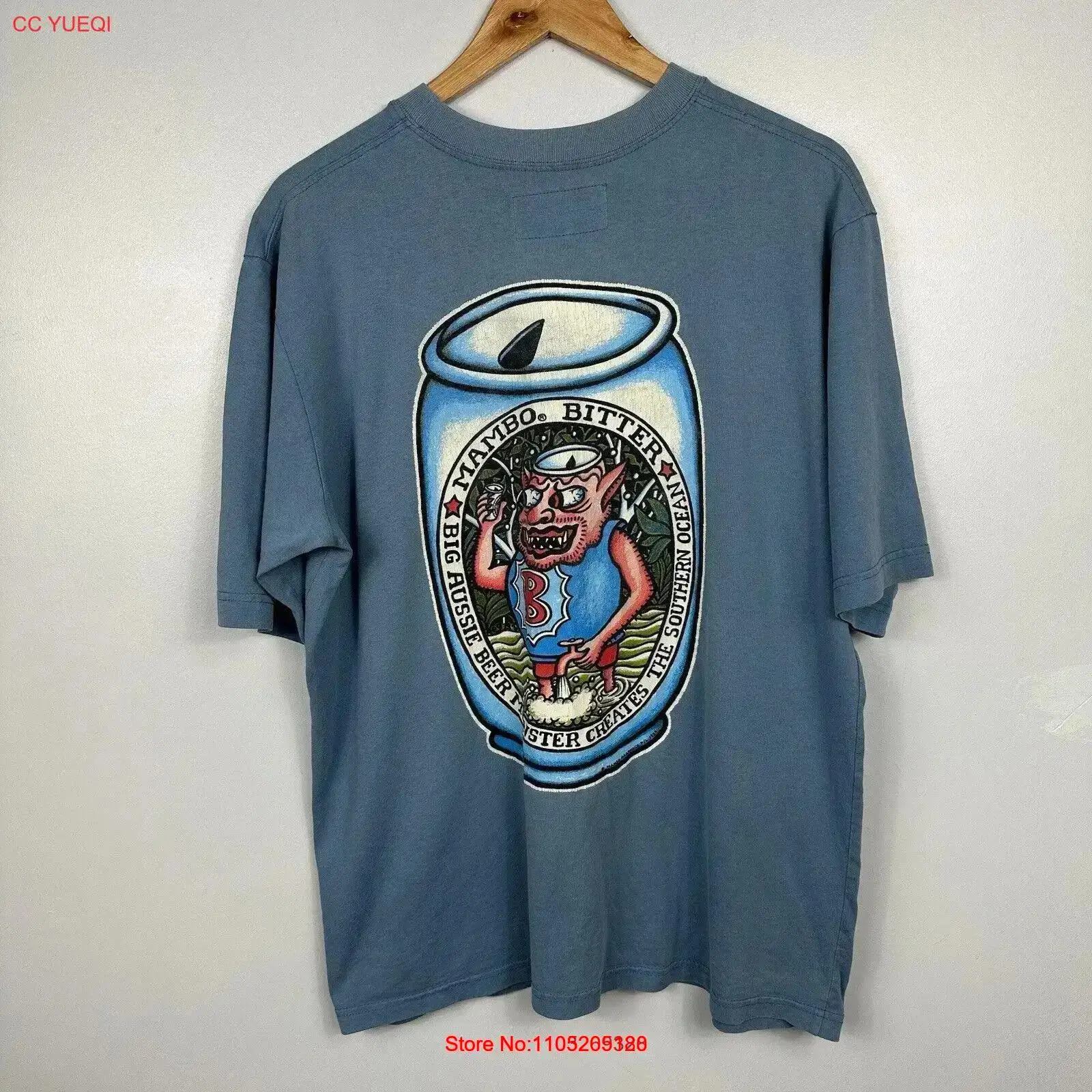 Vintage Fashion Jersey - Koszulka Vintage Mambo 1999 Beer Blue