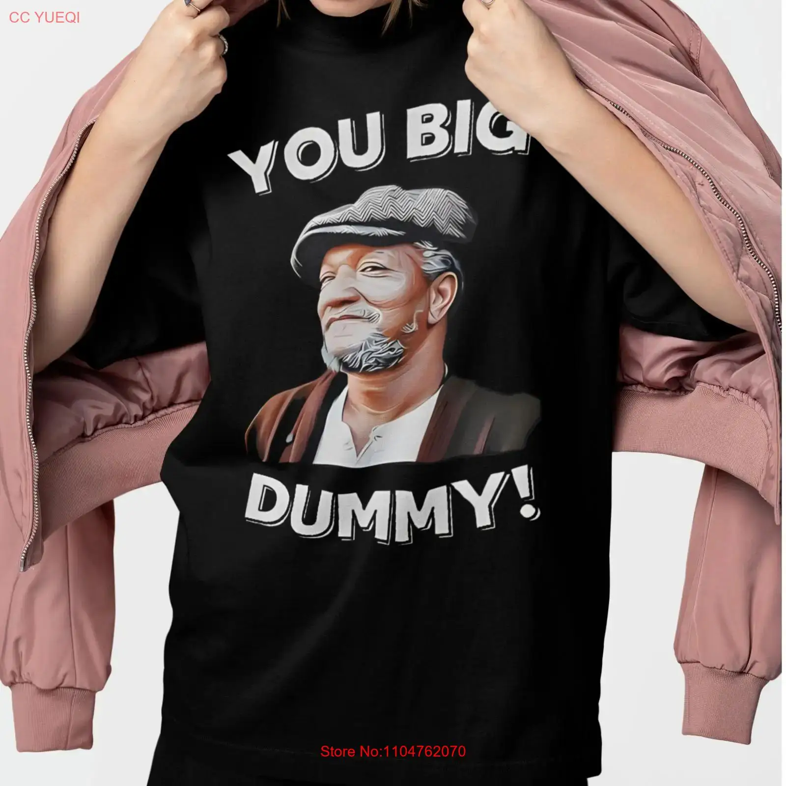 Vintage Fashion Quotes - Koszulka z zabawnym nadrukiem „Jesteś duży