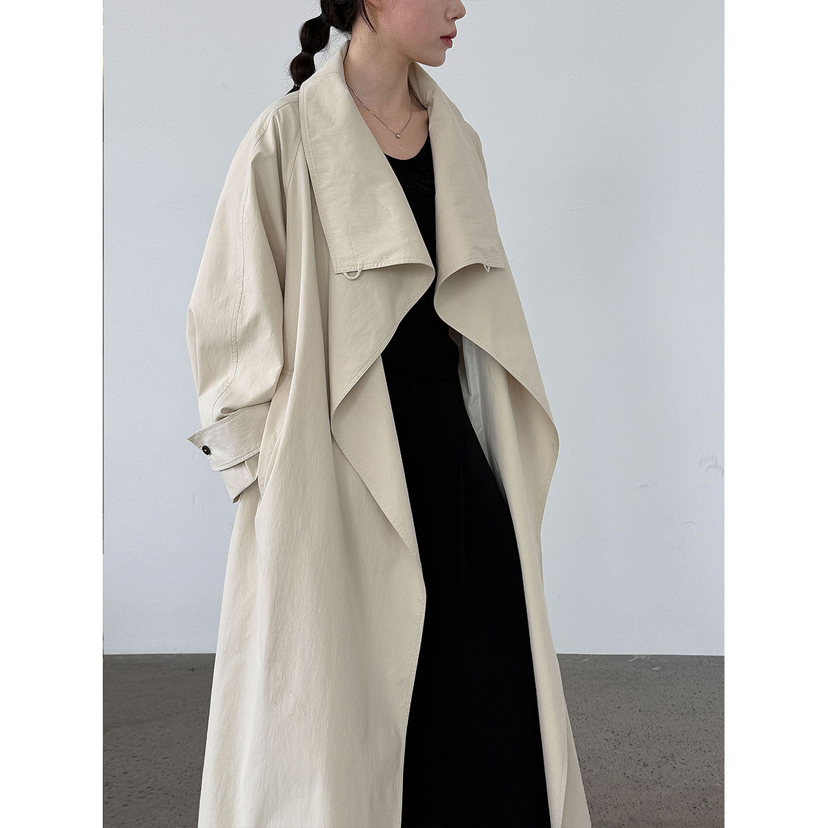 Długa kurtka wiatrówka damska  – Vintage Windbreaker Nylon recenzja i cena