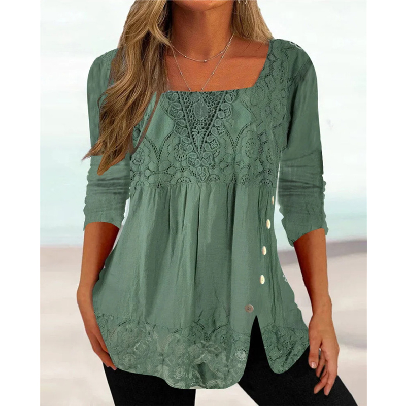 Damskie koronkowe patchworkowe – Vintage Fashion Jersey recenzja i cena